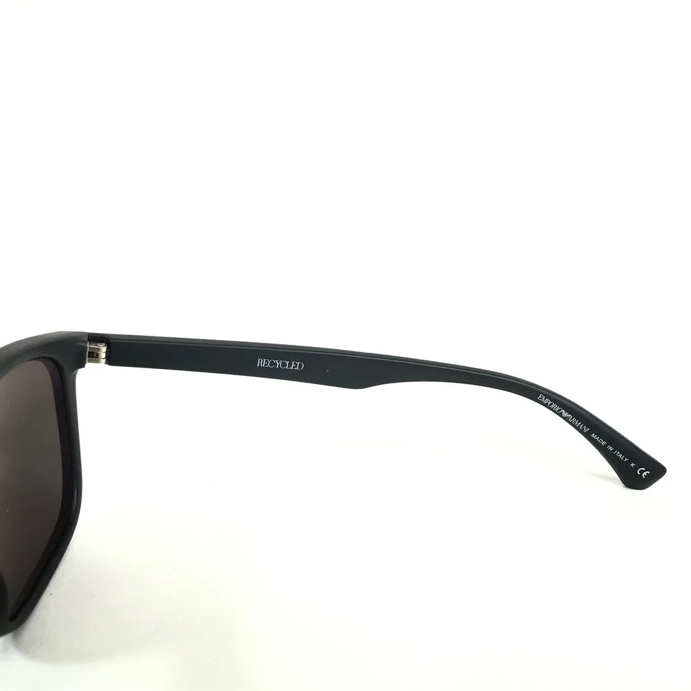 Emporio Armani Sunglasses EA 4158 5869/3 Recycled Black Frames with Gray Lenses